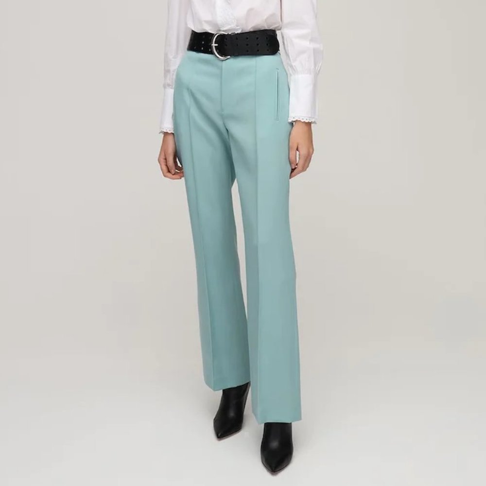 Isabel Marant - Lokia Trouser in Aqua Size EU 34
